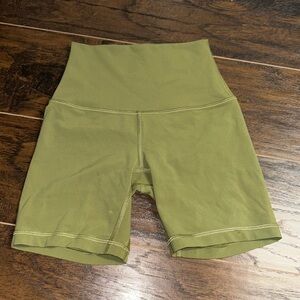 Green lululemon Align™ High-Rise Short 6"